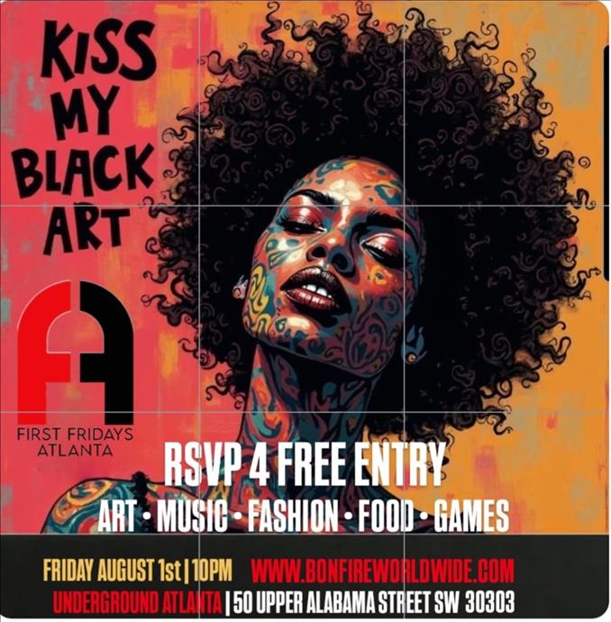 First Fridays KISS MY BLACK ART Vendors March 2026