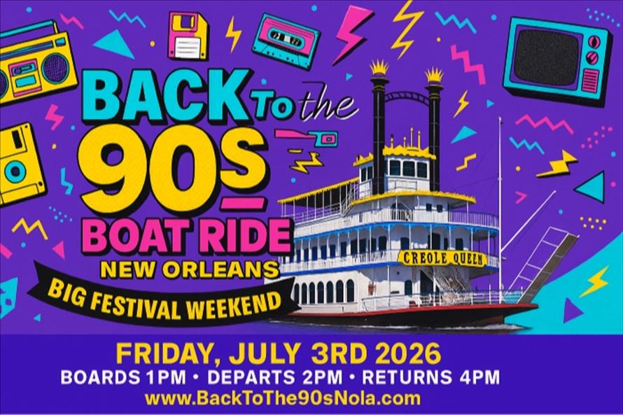 Back to the 90s Boat Ride – Big Festival Weekend 2026 in NOLA