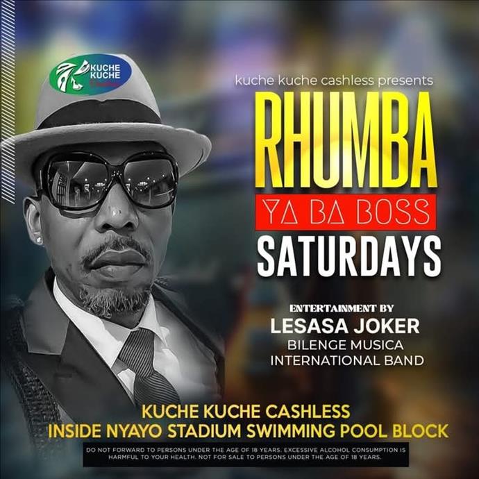 Rhumba Ya Ba Boss Every Saturday 