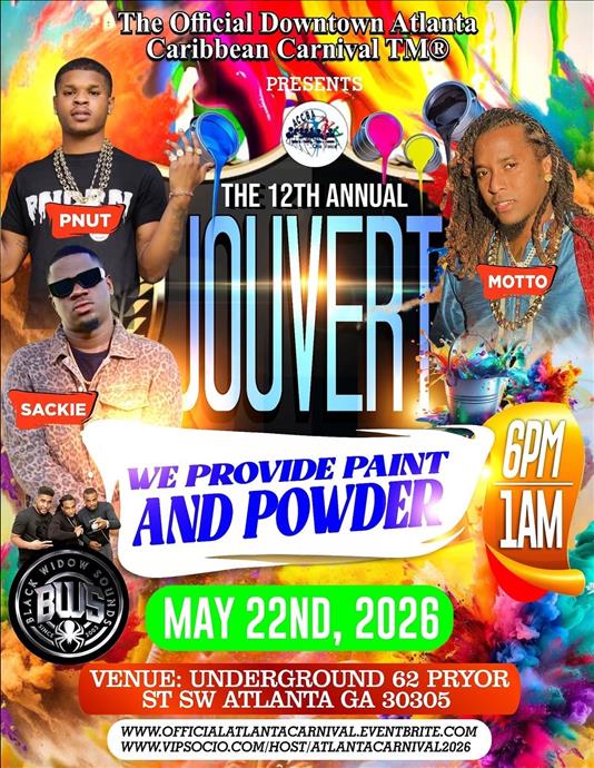 Atlanta Caribbean Carnival 12th Annual Jouvert